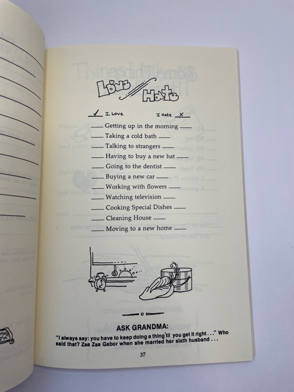 NWT Vintage “Grandma Was Quite a Girl" Heirloom Book. - Picture 10 of 12